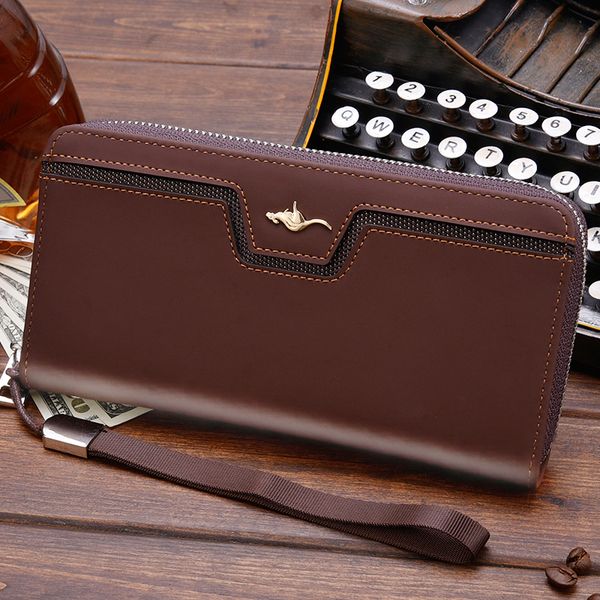 card bag man driver's license holster leather large capacity multi-card card card man card bag, Brown;gray 
card bag man driver's license holster leather large capacity multi-card card card man card bag, Brown;gray