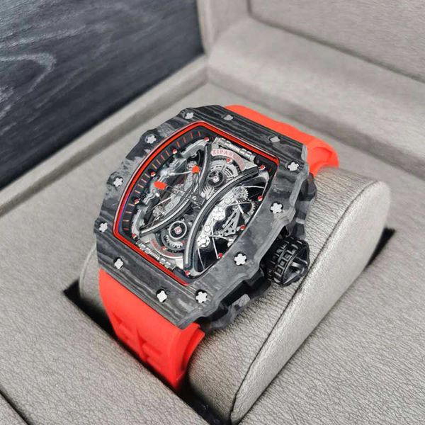 luxury milles carbon fiber watch men's richards same style bucket shaped large dial waterproof personality fully automatic hollow out m, Slivery;black
luxury milles carbon fiber watch men's richards same style bucket shaped large dial waterproof personality fully automatic hollow out m, Slivery;black