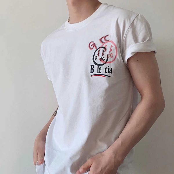 womens designer t shirt premium quality version summer family english label loose sleeve t-shirt, White;black
womens designer t shirt premium quality version summer family english label loose sleeve t-shirt, White;black
