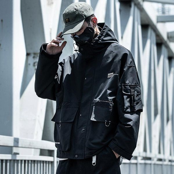 techwear black cargo jacket men safari style hoodies men's coat hooded zip-up hoodie korean streetwear hip hop autumn, Black;brown
techwear black cargo jacket men safari style hoodies men's coat hooded zip-up hoodie korean streetwear hip hop autumn, Black;brown