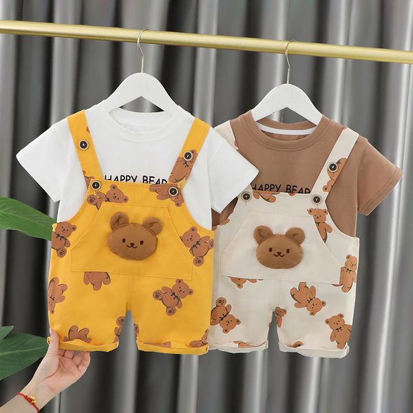 new summer baby clothes suit children boys girls fashion cotton t-shirt overalls 2pcs/set toddler casual costume kids tracksuits 1-4 years, White
new summer baby clothes suit children boys girls fashion cotton t-shirt overalls 2pcs/set toddler casual costume kids tracksuits 1-4 years, White