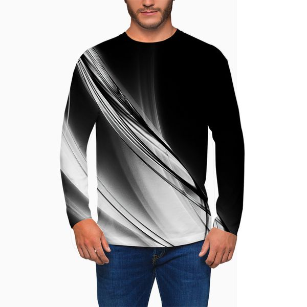 men's t-shirts 3d printed long-sleeved cotton t-shirt fashion men's explosive european and american line round neck pullover 23041, White;black
men's t-shirts 3d printed long-sleeved cotton t-shirt fashion men's explosive european and american line round neck pullover 23041, White;black
