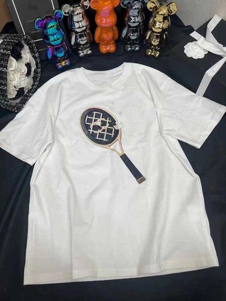 women's t-shirt designer white t-shirt short sleeve chic 2023ss fashion tennis pattern classic versatile 8zya
women's t-shirt designer white t-shirt short sleeve chic 2023ss fashion tennis pattern classic versatile 8zya