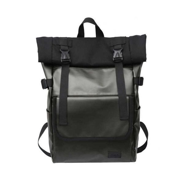 fashion trend roll mouth men's backpack large capacity pu leather college student schoolbag korean harajuku travel bag backpack 230301
fashion trend roll mouth men's backpack large capacity pu leather college student schoolbag korean harajuku travel bag backpack 230301