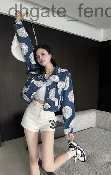 women's jackets designer brand jacket 2022 new women's autumn winter printed denim spring fashion upscale coat gift valentine', Black;brown
women's jackets designer brand jacket 2022 new women's autumn winter printed denim spring fashion upscale coat gift valentine', Black;brown