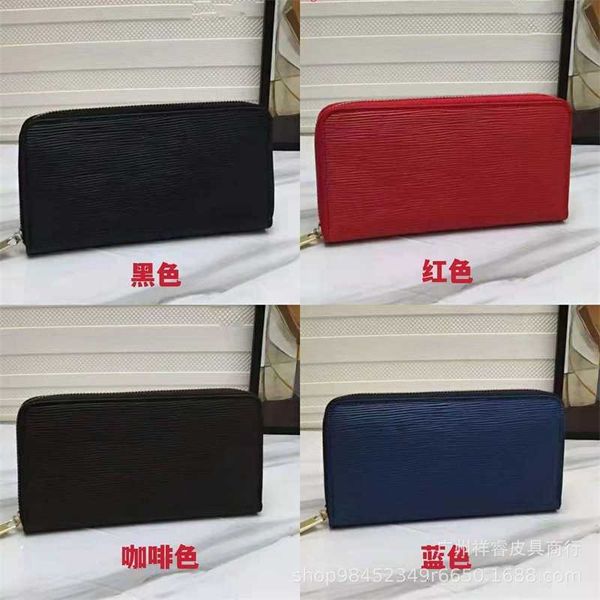 2023 new men's and women's medium length wallet style solid color ripple single zipper long wallet
2023 new men's and women's medium length wallet style solid color ripple single zipper long wallet