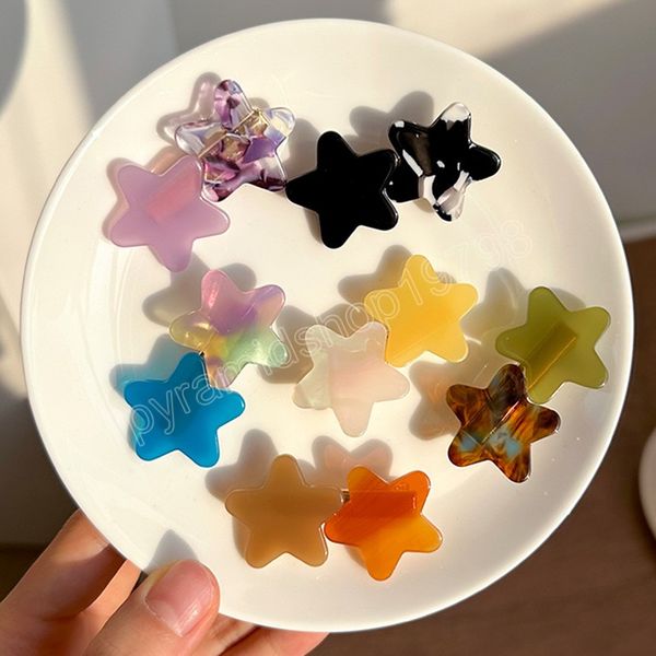colorful two stars acrylic hair clip for women girls sweet hair decorate side hairpins barrettes fashion hair accessories, Slivery;white
colorful two stars acrylic hair clip for women girls sweet hair decorate side hairpins barrettes fashion hair accessories, Slivery;white
