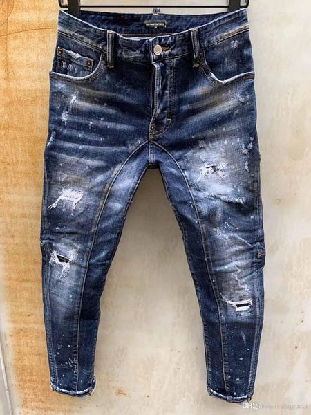 d2 phantom turtle classic fashion man jeans hip hop rock moto mens casual design ripped jeans distressed skinny denim biker j vgw ddk zuo, Blue
d2 phantom turtle classic fashion man jeans hip hop rock moto mens casual design ripped jeans distressed skinny denim biker j vgw ddk zuo, Blue