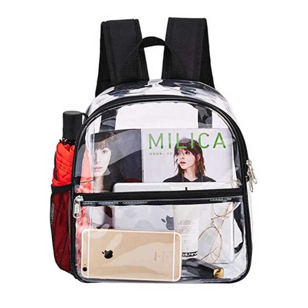 pvc transparent backpack outdoor portable large capacity simple student bag 230301
pvc transparent backpack outdoor portable large capacity simple student bag 230301