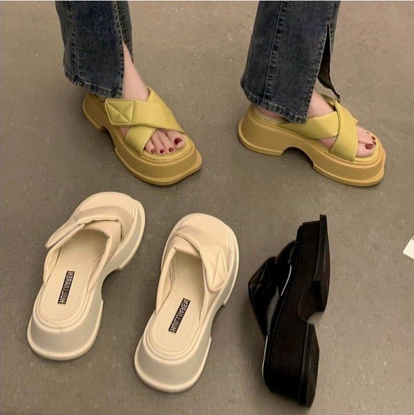 sandals fashion concise women sandals flats platforms casual comfortable soft genuine leather shoes woman summer arrival 230410, Black
sandals fashion concise women sandals flats platforms casual comfortable soft genuine leather shoes woman summer arrival 230410, Black