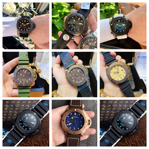 2023 47mm new mens sports watch designer luxury watch stainless steel material waterproof glow wristwatches for men automatic movement watch, Slivery;brown 
2023 47mm new mens sports watch designer luxury watch stainless steel material waterproof glow wristwatches for men automatic movement watch, Slivery;brown
