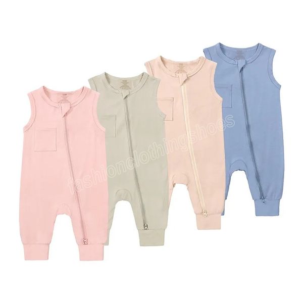 summer newborn baby bamboo fiber romper solid color sleeveless zipper jumpsuit bodysuit clothes 0-24m, Blue
summer newborn baby bamboo fiber romper solid color sleeveless zipper jumpsuit bodysuit clothes 0-24m, Blue