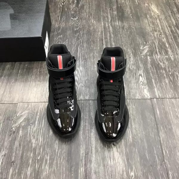 luxury americas cup sports shoes high-mesh sneakers shoe rubber sole fabric patent leather comfort outdoor discount trainer eu3-46, Black
luxury americas cup sports shoes high-mesh sneakers shoe rubber sole fabric patent leather comfort outdoor discount trainer eu3-46, Black