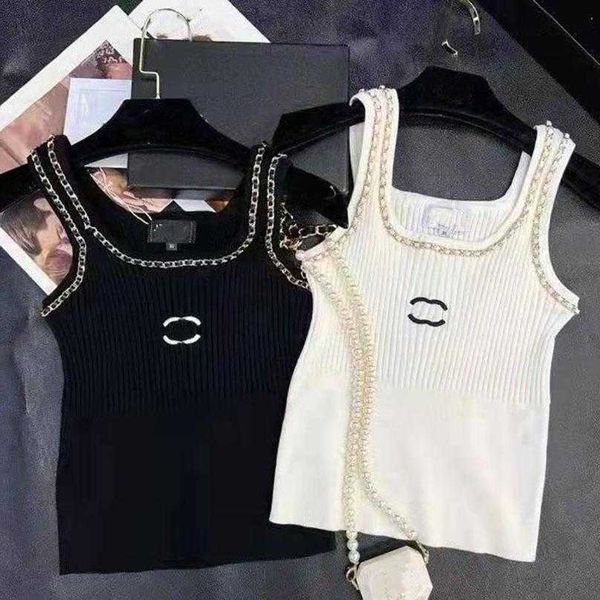 luxury designer women t shirt shirt summer letter embroidery medieval slim open back knitted tank pullover women, White
luxury designer women t shirt shirt summer letter embroidery medieval slim open back knitted tank pullover women, White