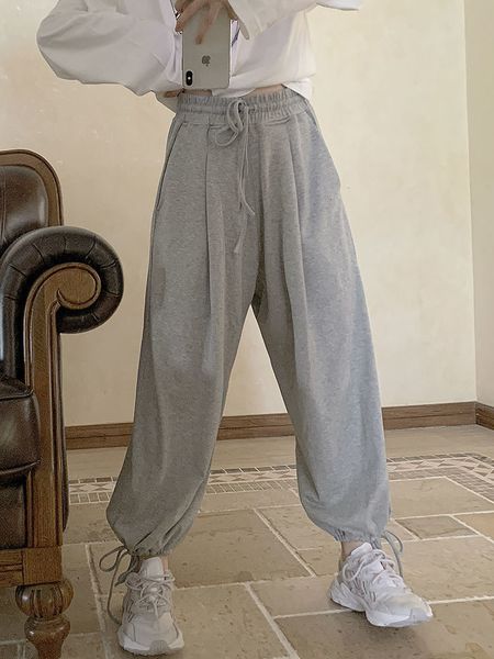 women's pants s houzhou gray sweatpants jogger harajuku korean fashion high waist harem female preppy casual basic loose trousers 23041, Black;white
women's pants s houzhou gray sweatpants jogger harajuku korean fashion high waist harem female preppy casual basic loose trousers 23041, Black;white