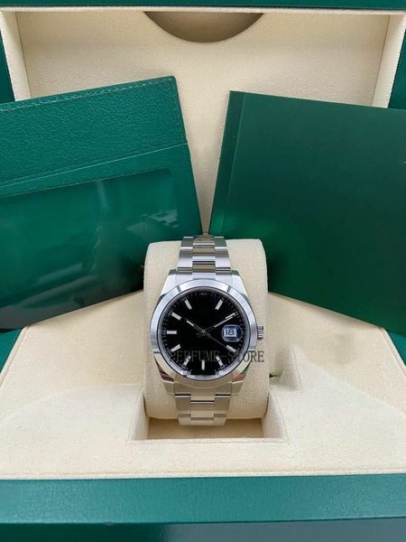 box papers high-quality watch new date just 41mm smooth black index dial oyster bracelet 126300 bracelet mechanical automatic men watches wa, Slivery;brown
box papers high-quality watch new date just 41mm smooth black index dial oyster bracelet 126300 bracelet mechanical automatic men watches wa, Slivery;brown