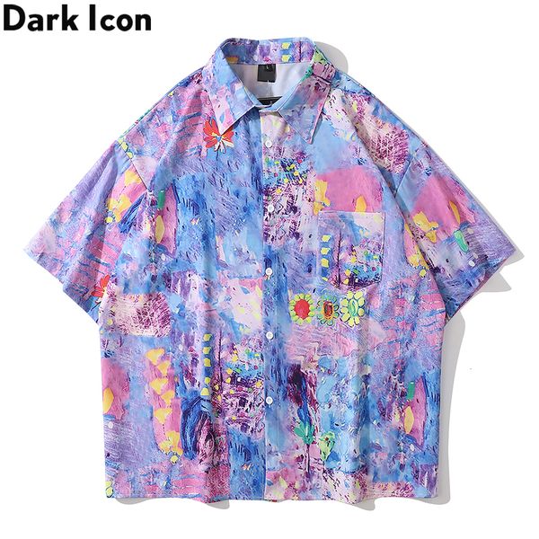 men's casual shirts dark icon colorful printed men's shirts short sleeved chest pocket hawaiian shirts with turn-down collar shirt, White;black
men's casual shirts dark icon colorful printed men's shirts short sleeved chest pocket hawaiian shirts with turn-down collar shirt, White;black