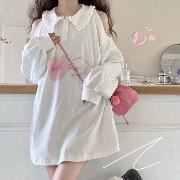 women's t-shirt houzhou kawaii long sleeve t-shirt women hollow out oversized t shirt sweet love clothes white streetwear y2k e girl ou
women's t-shirt houzhou kawaii long sleeve t-shirt women hollow out oversized t shirt sweet love clothes white streetwear y2k e girl ou