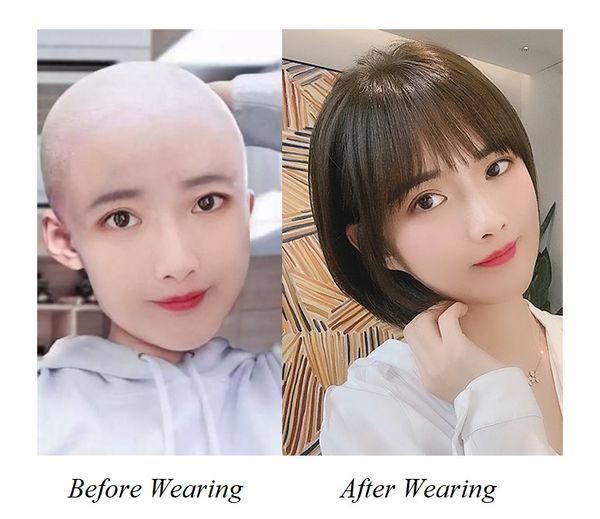 full wig 100% cut human hair silk silk part short/long bobo with flat bang, Black;brown
full wig 100% cut human hair silk silk part short/long bobo with flat bang, Black;brown
