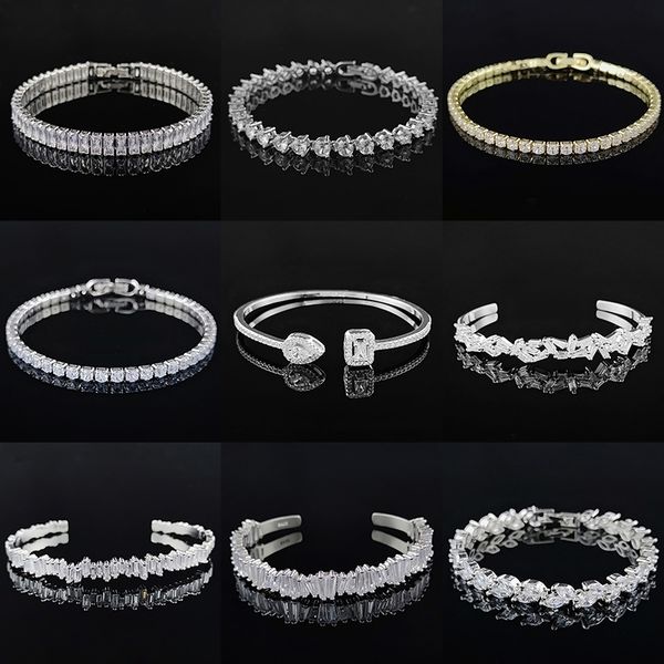 charm bracelets 2023 fashion luxury punk gold silver color tennis bangle for women wedding on hand gift jewelry wholesale s5877b 230410, Golden;silver
charm bracelets 2023 fashion luxury punk gold silver color tennis bangle for women wedding on hand gift jewelry wholesale s5877b 230410, Golden;silver