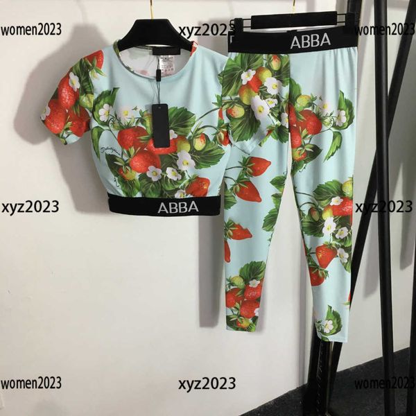 luxury plus size designer tracksuit women yoga sets strawberry print vest suit summer suit 2pcs round neck vest and pants new arrival, Gray
luxury plus size designer tracksuit women yoga sets strawberry print vest suit summer suit 2pcs round neck vest and pants new arrival, Gray