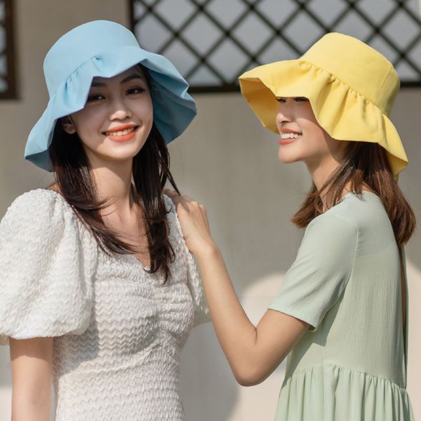 stingy brim hats ohsunny sun hats fashion korean casual ladies flat tassel bucket cap fishermans hat beach tourism hats women cap upf 50 230, Blue;gray
stingy brim hats ohsunny sun hats fashion korean casual ladies flat tassel bucket cap fishermans hat beach tourism hats women cap upf 50 230, Blue;gray
