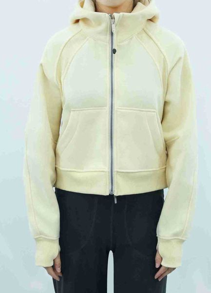 women designer short jacket lulus autumn and winter new scuba woman yoga sports leisure full zip jackets plush hoodie yellow techh, Gray
women designer short jacket lulus autumn and winter new scuba woman yoga sports leisure full zip jackets plush hoodie yellow techh, Gray