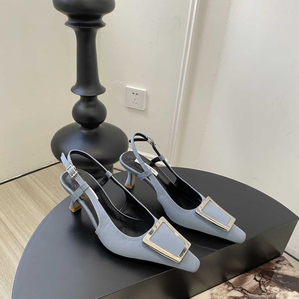 a niche style that doesn't collide~high heeled french style baotou sandals for women's shoes new spring 2023 rear air thin heel sh, Black
a niche style that doesn't collide~high heeled french style baotou sandals for women's shoes new spring 2023 rear air thin heel sh, Black
