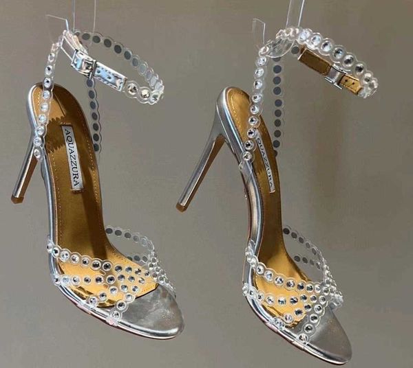 5anew season aquazzura shoes tequila sandals 105 sparkling party italy clear pvc crystals stiletto heel wedding bride, Black
5anew season aquazzura shoes tequila sandals 105 sparkling party italy clear pvc crystals stiletto heel wedding bride, Black