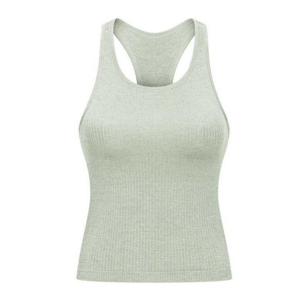 racerback tank lu-191 snug fit sleeveless yoga shirt brushed women workout sports with padded bra23, Gray
racerback tank lu-191 snug fit sleeveless yoga shirt brushed women workout sports with padded bra23, Gray