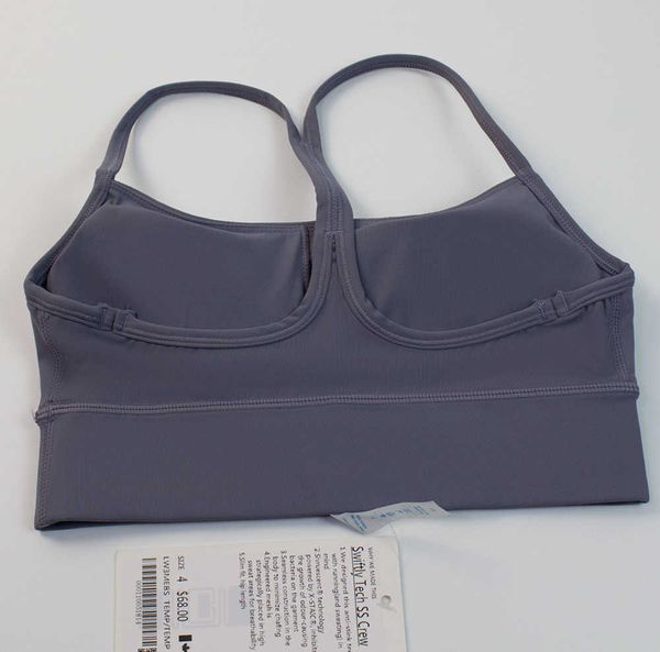 lu - align yoga outfits women running crop gym clothing for fitness impact woman sports bra without bone girls wear, Gray
lu - align yoga outfits women running crop gym clothing for fitness impact woman sports bra without bone girls wear, Gray