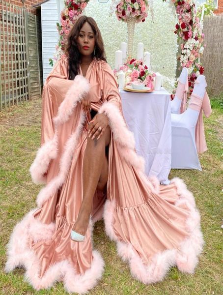 women sleepwear bathrobes lingerie flare sleeves bridal feather robe silk satin luxury long wedding dressing gown maternity dress5404816, White
women sleepwear bathrobes lingerie flare sleeves bridal feather robe silk satin luxury long wedding dressing gown maternity dress5404816, White