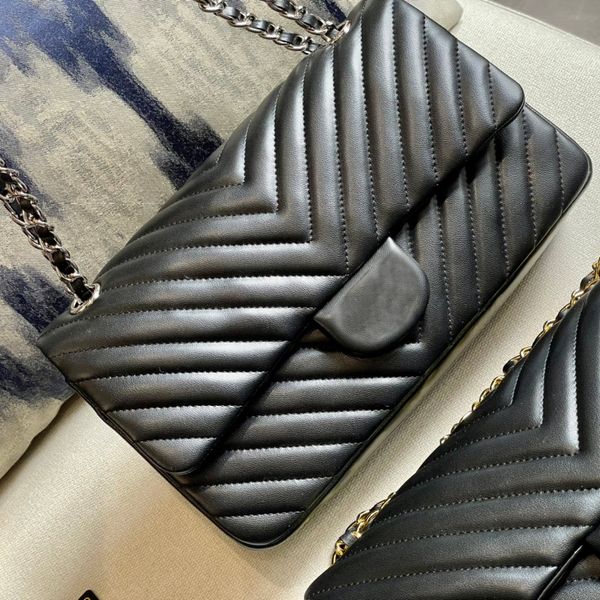womens chevron line v-stitch quilted bags gold/silver metal hardware classic double flap handbags multi pochette with pouch luxury designer
womens chevron line v-stitch quilted bags gold/silver metal hardware classic double flap handbags multi pochette with pouch luxury designer
