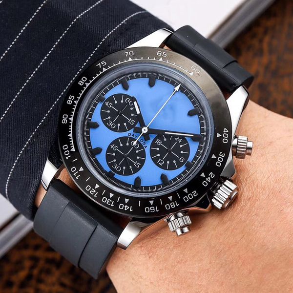 2023 vintage watch luxury mens watches black bezel blue dial quartz chronograph function sapphire glass tona stainless steel strap male swat, Slivery;brown
2023 vintage watch luxury mens watches black bezel blue dial quartz chronograph function sapphire glass tona stainless steel strap male swat, Slivery;brown