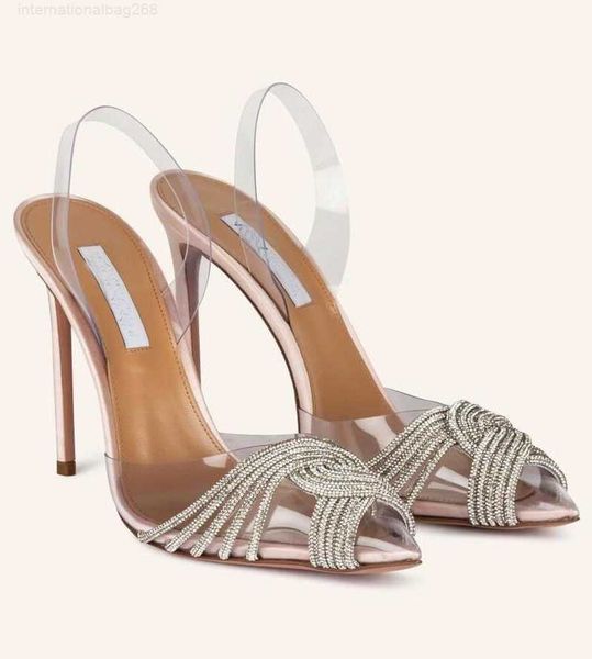 luxury aquazzur gatsby sandals shoes women crystal braids embellished slingback pumps pvc leather high heels party wedding bridal eu35-43, Black
luxury aquazzur gatsby sandals shoes women crystal braids embellished slingback pumps pvc leather high heels party wedding bridal eu35-43, Black