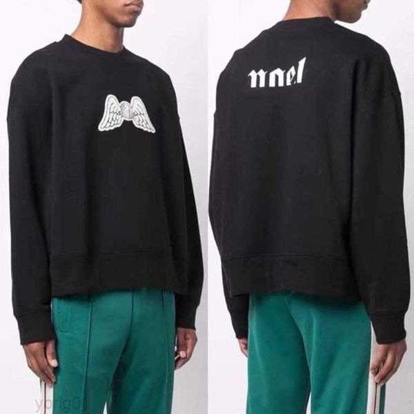 angel wing embroidered sweatshirt mens sweater plam designer sweaters men women long-sleeved tshirt round neck pullover coat fashion hoodie, Black
angel wing embroidered sweatshirt mens sweater plam designer sweaters men women long-sleeved tshirt round neck pullover coat fashion hoodie, Black