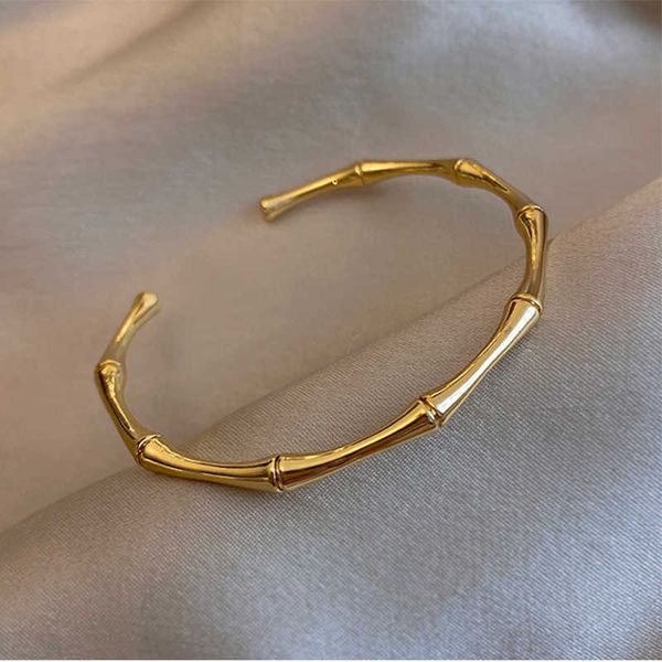 bangle meyrroyu stainless steel gold color bamboo joint bangles 2021 trend bracelet for women men romantic party gift fashion jewelry w0410, Black
bangle meyrroyu stainless steel gold color bamboo joint bangles 2021 trend bracelet for women men romantic party gift fashion jewelry w0410, Black