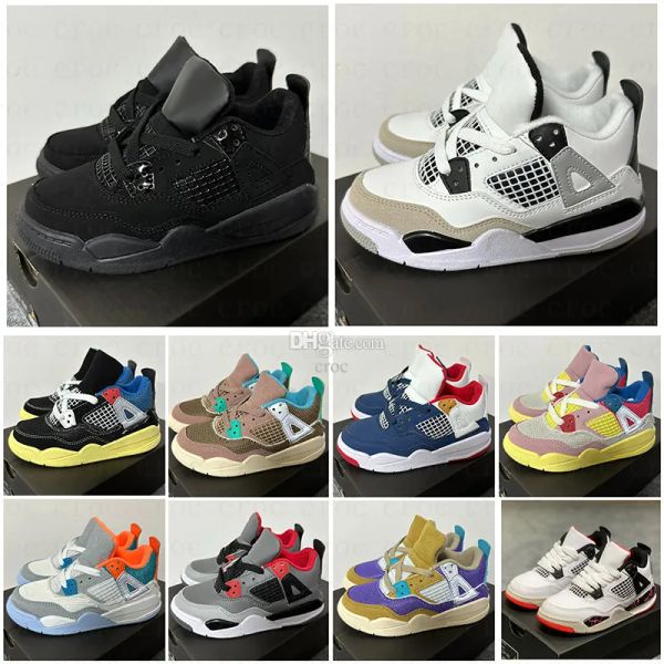 4s boys kids shoes jumpman sneakers j4 designer basketball toddlers sport trainers children military kid youth sneaker boy girls athletic ou, Black
4s boys kids shoes jumpman sneakers j4 designer basketball toddlers sport trainers children military kid youth sneaker boy girls athletic ou, Black