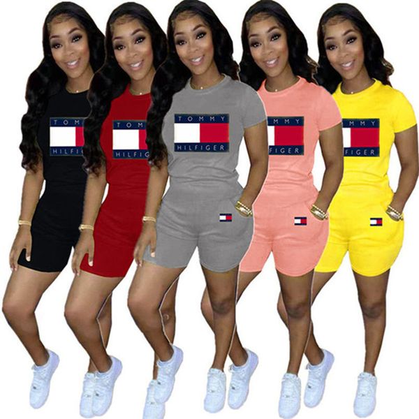 2023 brand women letter tracksuits summer plus size s-4xl 2 piece sets short sleeve t-shirt shorts fashion sports suit crew neck outfits pul, Gray
2023 brand women letter tracksuits summer plus size s-4xl 2 piece sets short sleeve t-shirt shorts fashion sports suit crew neck outfits pul, Gray