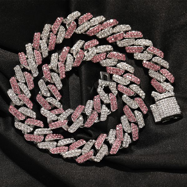 size 13mm hip-hop cuban chain tennis necklace bracelet full diamaond set men's alloy cool rap bracelets necklaces jewelry set, Black
size 13mm hip-hop cuban chain tennis necklace bracelet full diamaond set men's alloy cool rap bracelets necklaces jewelry set, Black