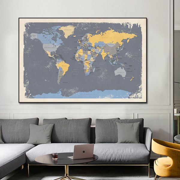 nordic world map canvas painting modern colorful map posters and prints wall art picture for living room home decor
nordic world map canvas painting modern colorful map posters and prints wall art picture for living room home decor