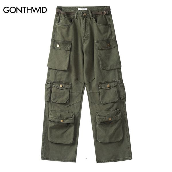 men's pants hip hop cargo pants streetwear multi pockets overalls straight baggy trousers mens harajuku fashion casual loose wide leg p, Black
men's pants hip hop cargo pants streetwear multi pockets overalls straight baggy trousers mens harajuku fashion casual loose wide leg p, Black