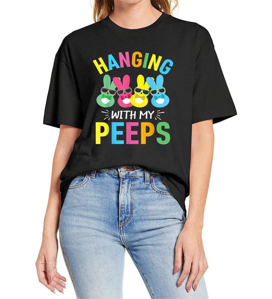 womens tshirt 100% cotton hangin with my peeps cute bunny easter family gift funny vintage women novelty soft tee 230411, White
womens tshirt 100% cotton hangin with my peeps cute bunny easter family gift funny vintage women novelty soft tee 230411, White