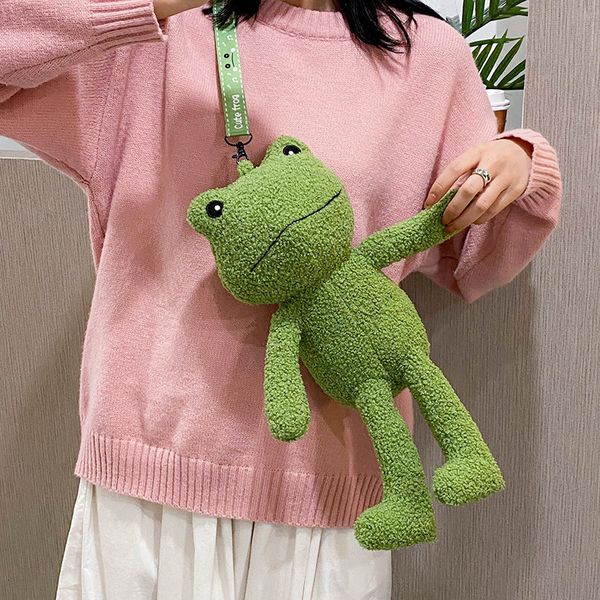 evening bags fur funny small bag women cartoon frog messenger bag plush doll student cute girl shoulderbag 230410
evening bags fur funny small bag women cartoon frog messenger bag plush doll student cute girl shoulderbag 230410