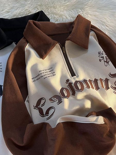 men's tshirts gmiixder american retro lapel shirt contrast color longsleeved harajuku sweatshirt gothic punk letter print oversize 2304, White;black
men's tshirts gmiixder american retro lapel shirt contrast color longsleeved harajuku sweatshirt gothic punk letter print oversize 2304, White;black