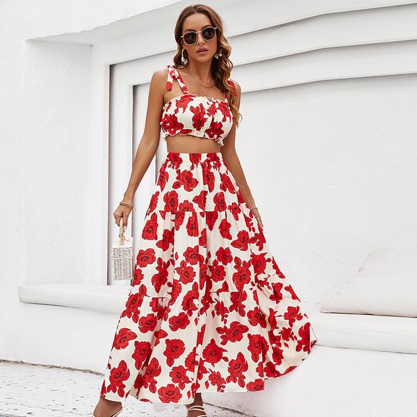 two piece dress floral print high waisted bikini set bohemian womens swimsuit twopiece swimsuit and beach skirt beach swimsuit 230410, White
two piece dress floral print high waisted bikini set bohemian womens swimsuit twopiece swimsuit and beach skirt beach swimsuit 230410, White
