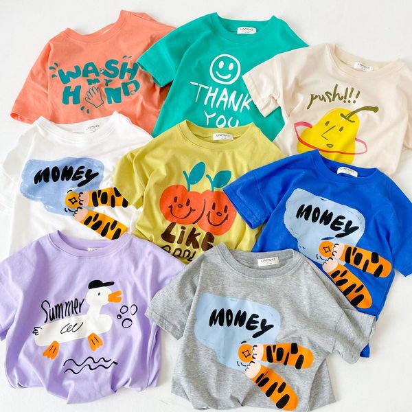 t shirts 2023 summer children t shirt cartoon for kids short sleeve boys girls blouse baby tees 1 8years toddler outerwear 230411, Blue
t shirts 2023 summer children t shirt cartoon for kids short sleeve boys girls blouse baby tees 1 8years toddler outerwear 230411, Blue