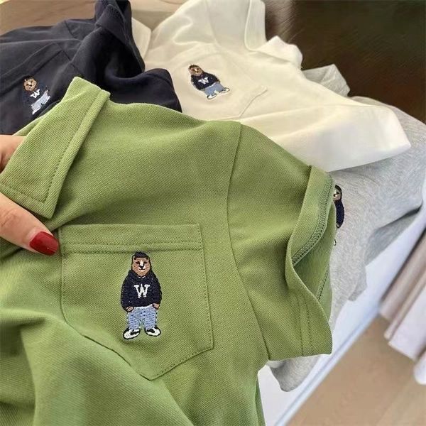 t shirts boys cotton polo shirt children s 2023 summer handsome short sleeve baby clothes 230411, Blue
t shirts boys cotton polo shirt children s 2023 summer handsome short sleeve baby clothes 230411, Blue