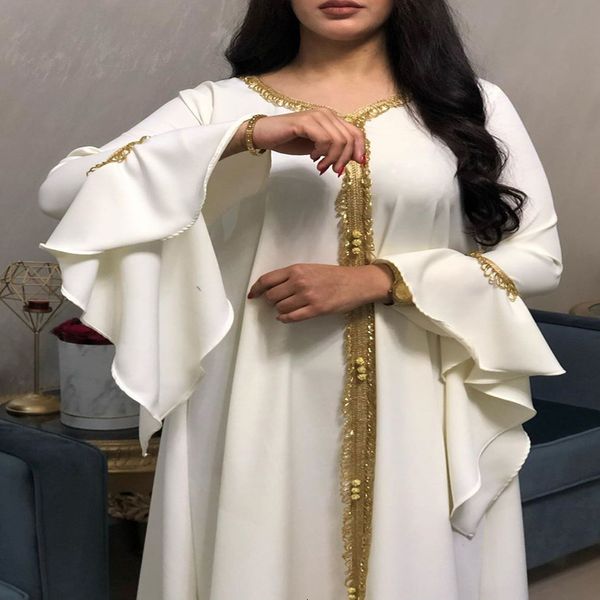 casual dresses siskakia jalabiya kaftan women's wear dubai trkiye gold ribbon embroidery loose muslim arab islamic clothing white, Black;gray
casual dresses siskakia jalabiya kaftan women's wear dubai trkiye gold ribbon embroidery loose muslim arab islamic clothing white, Black;gray
