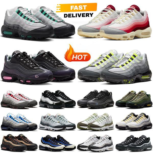 OG max 95 running shoes men women maxs 95s designer sneakers Neon Stadium Green Triple Black White Solar Red Pink Sketch Beam mens womens outdoor sports trainers, Greyscale
OG max 95 running shoes men women maxs 95s designer sneakers Neon Stadium Green Triple Black White Solar Red Pink Sketch Beam mens womens outdoor sports trainers, Greyscale
